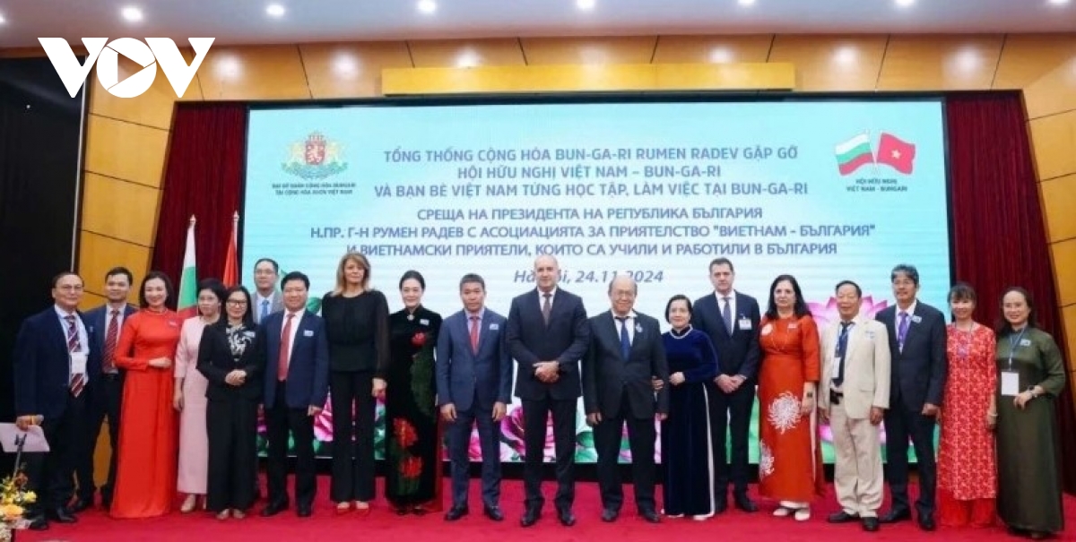 President Rumen Radev meets with Vietnam - Bulgaria Friendship Association